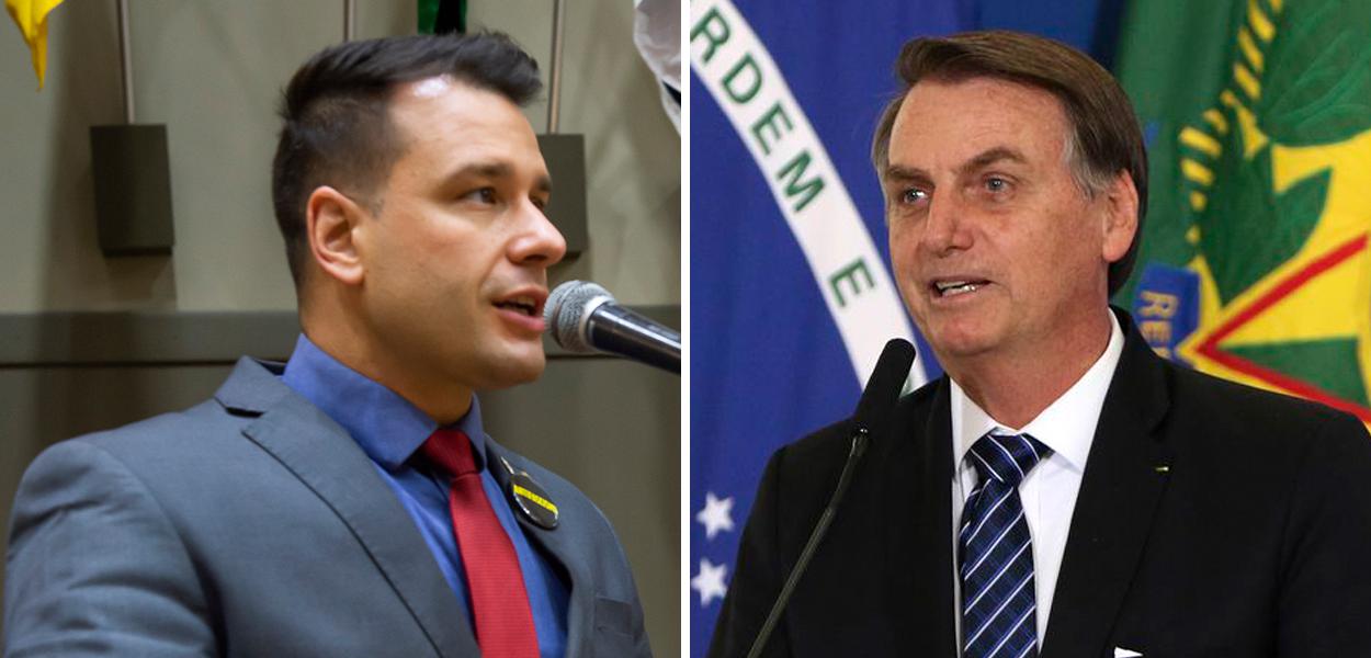 Leonel Radde e Jair Bolsonaro