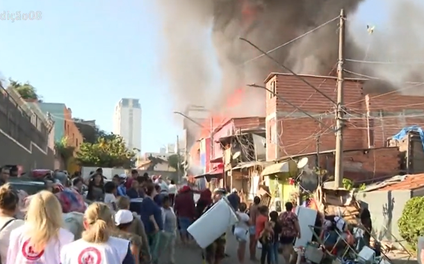 Incêndio Morro do Piolho, em São Paulo
