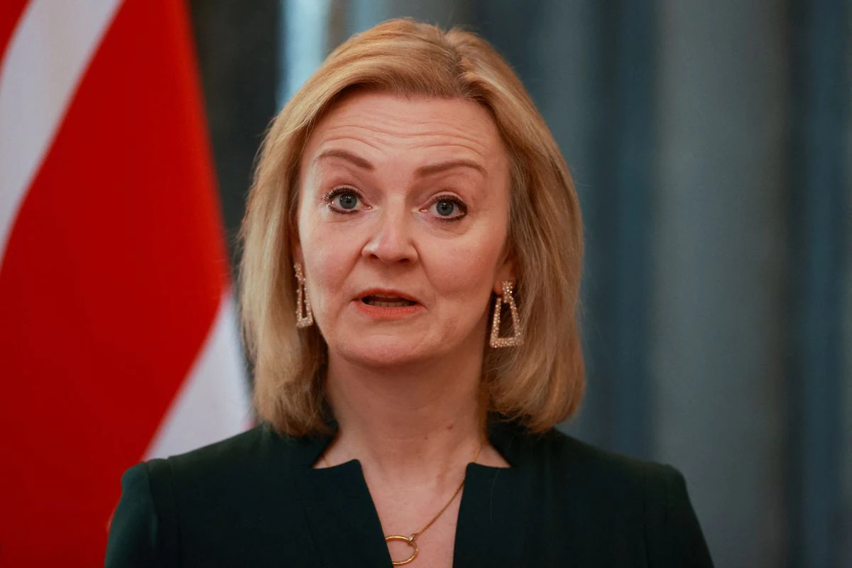 A ministra das Relações Exteriores britânica, Liz Truss