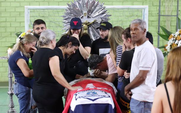 Velório do petista Marcelo Arruda, em Foz do Iguacu