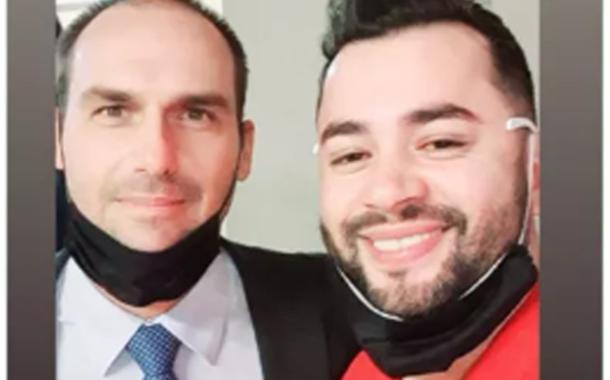 Eduardo Bolsonaro e Marcelo Arruda