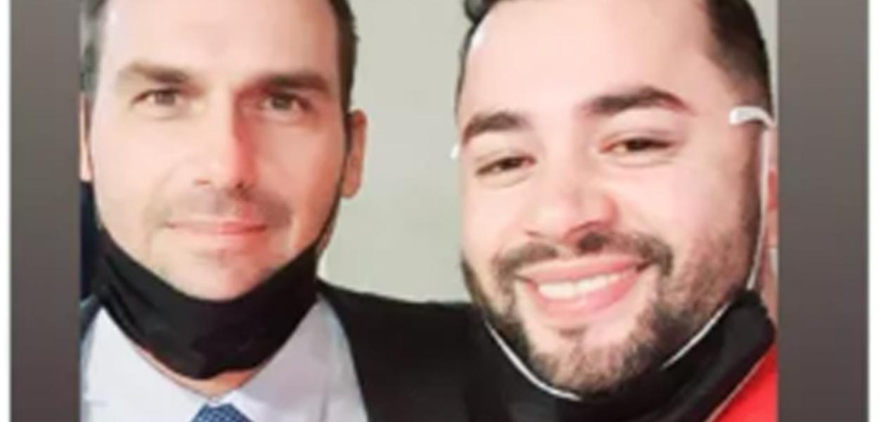 Eduardo Bolsonaro e Marcelo Arruda