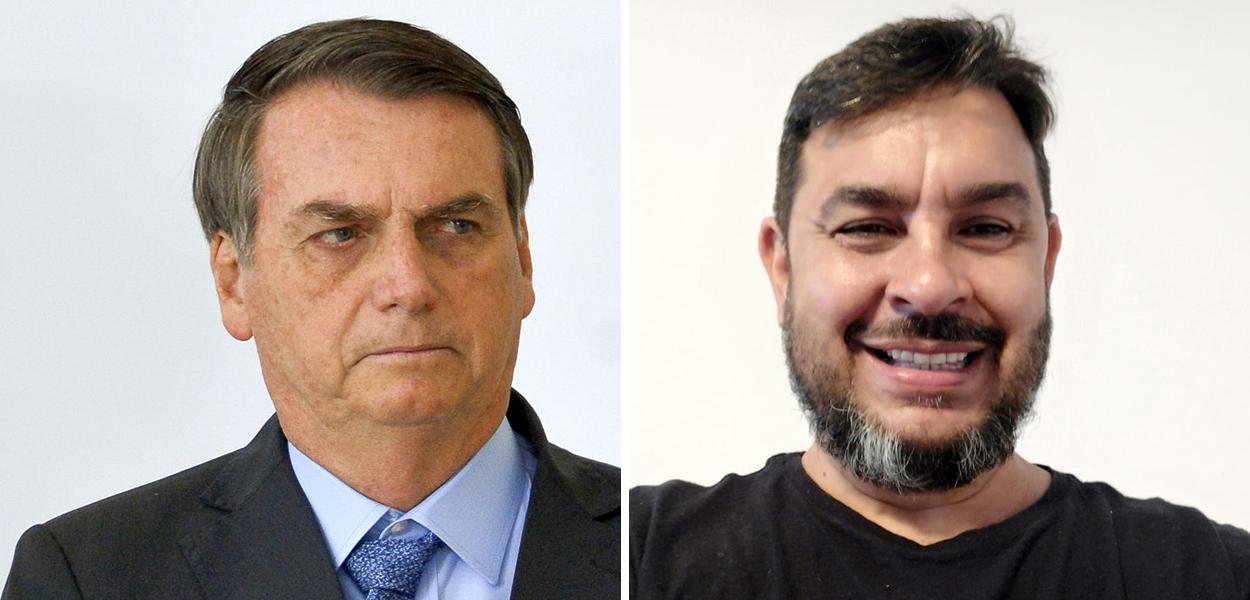 Jair Bolsonaro e Marcelo Arruda