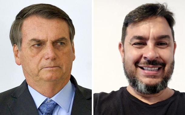 Jair Bolsonaro e Marcelo Arruda