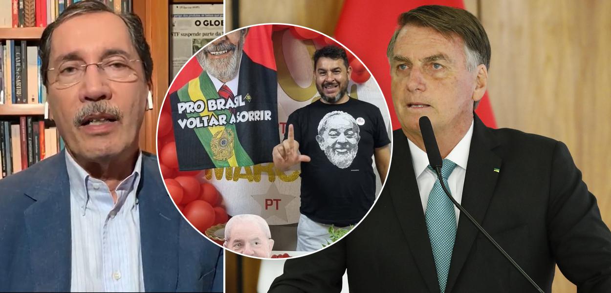 Merval Pereira, Marcelo Arruda e Bolsonaro