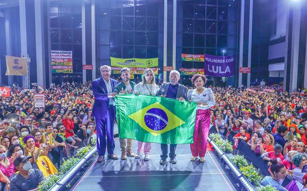 Lula e Alckmin em Brasília