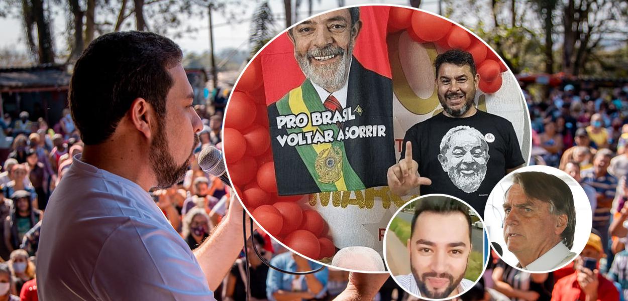 Guilherme Boulos, Marcelo Arruda, Jorge José Guaranho e Jair Bolsonaro