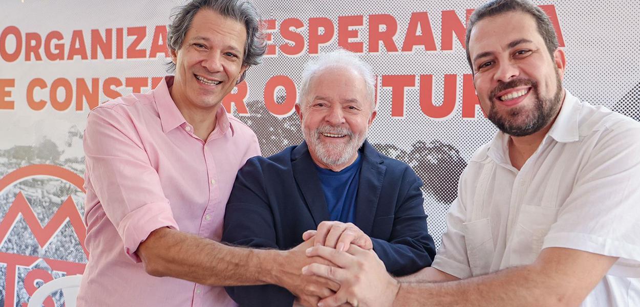 Haddad, Lula e Boulos