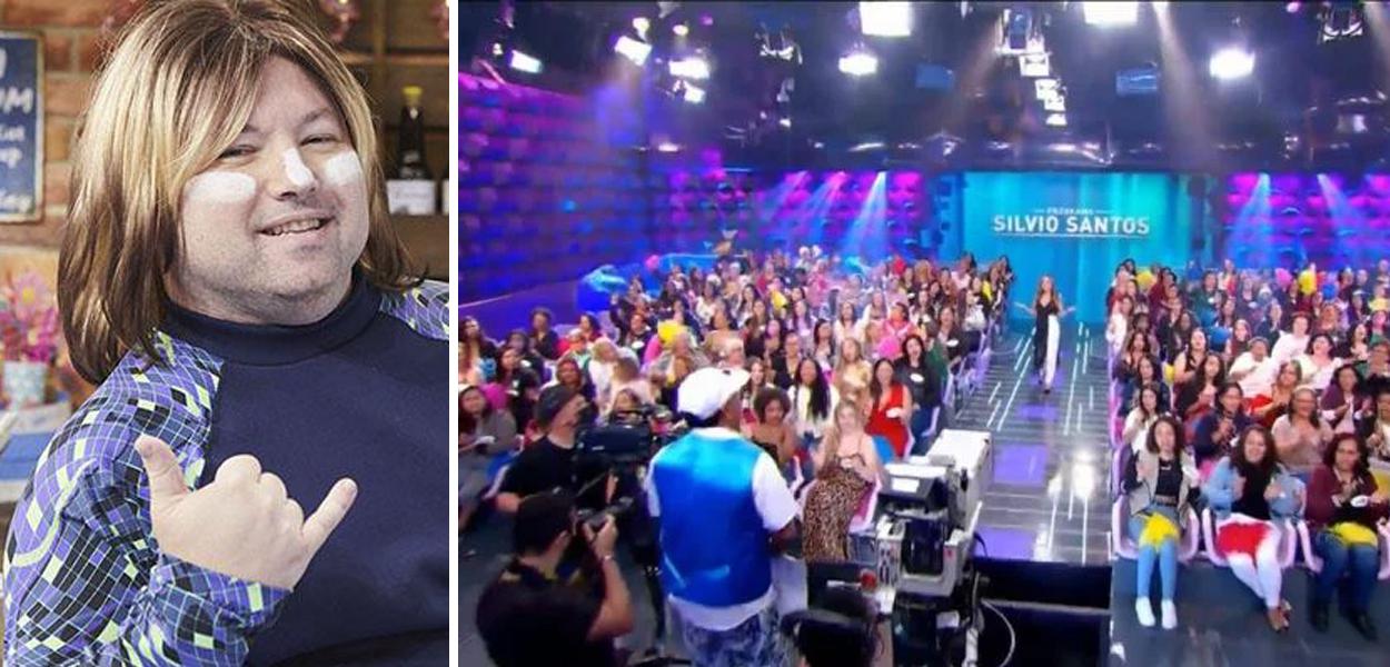 Humorista Alexandre Porpetone e o programa Silvio Santos