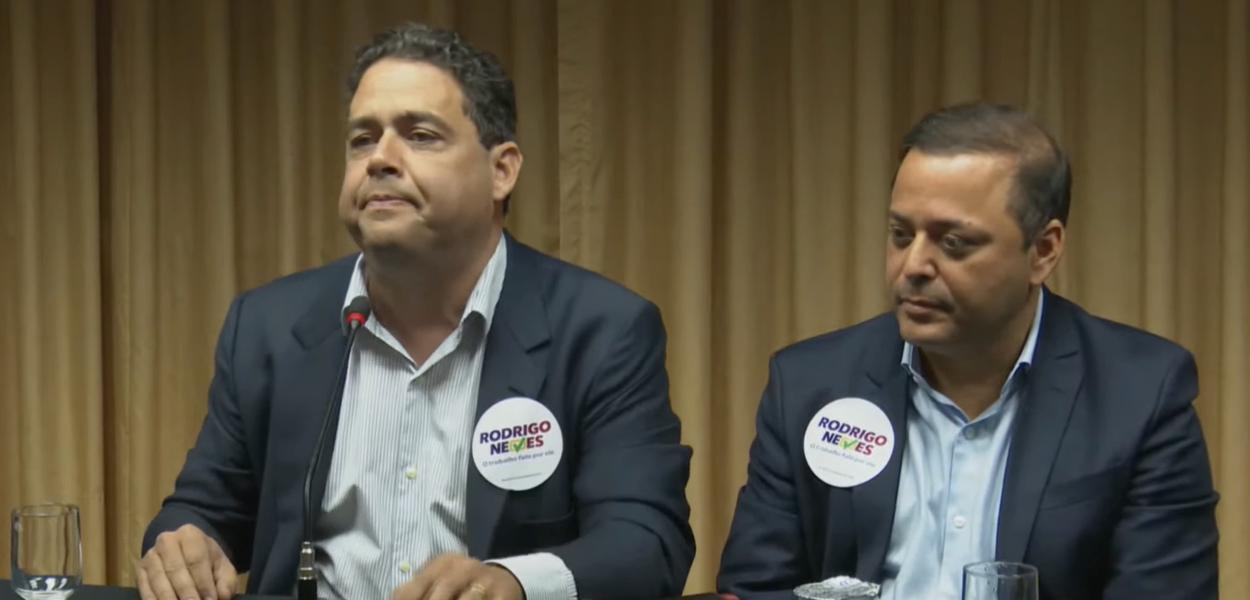 Felipe Santa Cruz e Rodrigo Neves