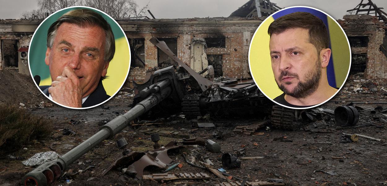 Bolsonaro e  Zelensky