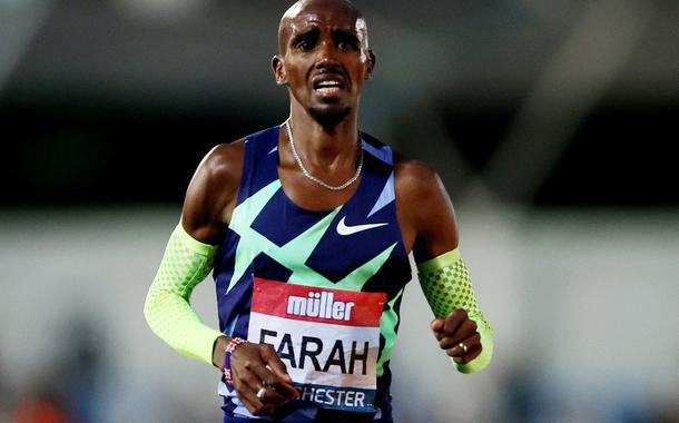 Atleta multicampeão olímpico e mundial Mo Farah