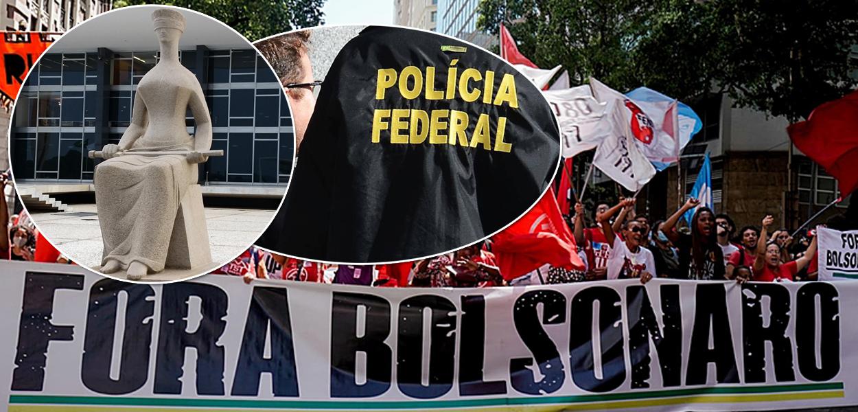 Ato contra Jair Bolsonaro, STF e a Polícia Federal