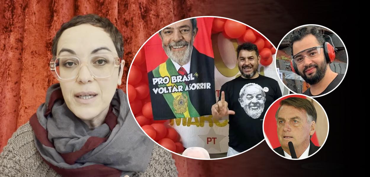 Marcia Tiburi, Marcelo Arruda, Jorge Guaranho e Bolsonaro