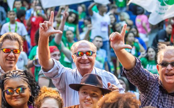 Fernando Haddad, Geraldo Alckmin e Márcio França