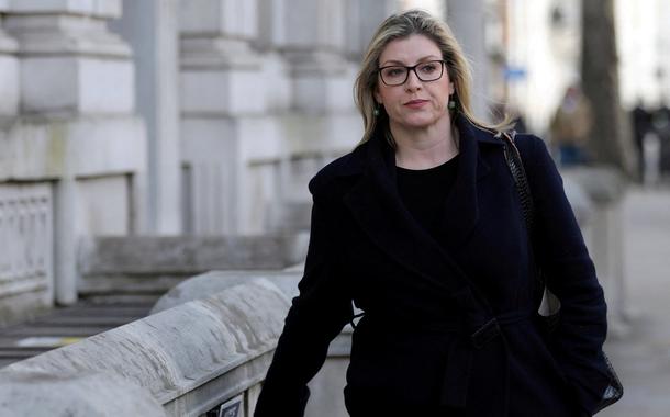 FILE PHOTO: British MP Penny Mordaunt arrives for a meeting to address the government's response to the coronavirus outbreak, at Cabinet Office in London, Britain March 12, 2020. REUTERS/Simon Dawson/File Photo