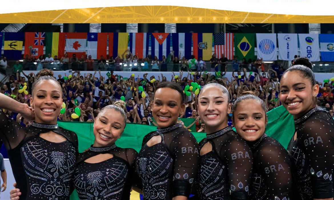 Brasil leva o ouro na prova por equipes da ginástica artística