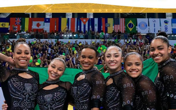 Brasil leva o ouro na prova por equipes da ginástica artística