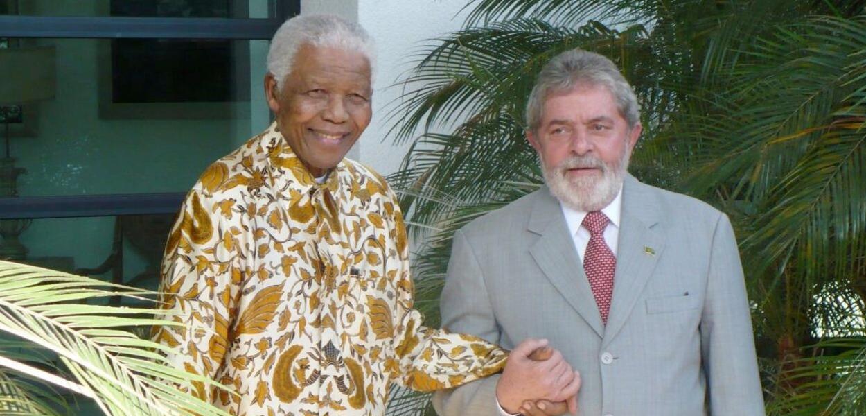 Nelson Mandela e Lula