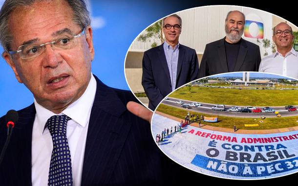 Paulo Guedes, a família Marinho, dona do Grupo Globo, e um ato contra a PEC 32