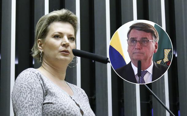 Joice Hasselmann e Jair Bolsonaro