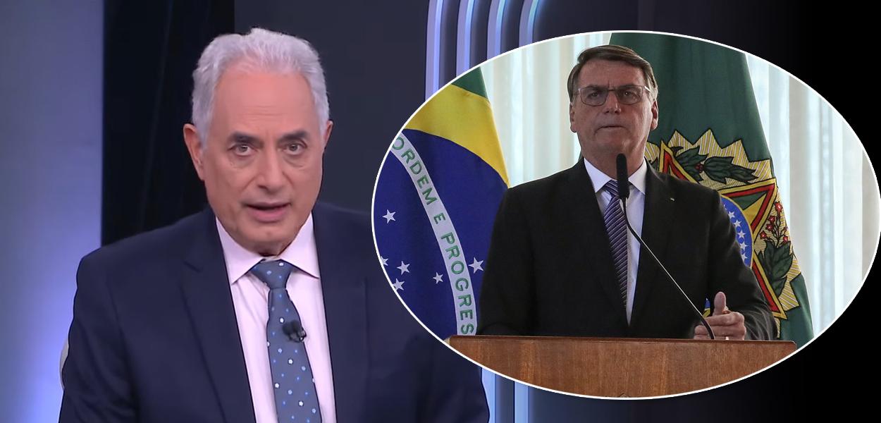 William Waack e Bolsonaro