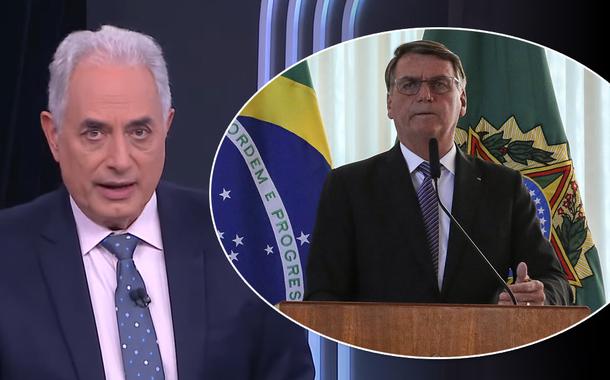 William Waack e Bolsonaro