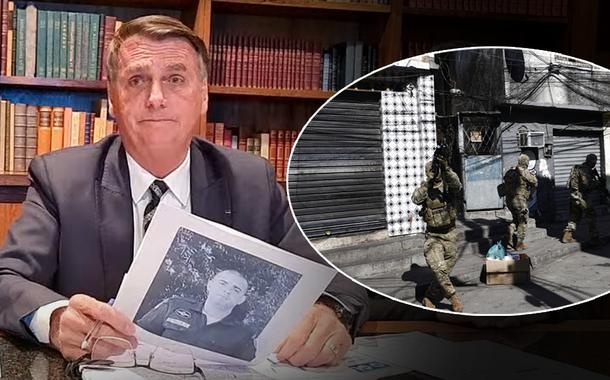Jair Bolsonaro e uma ação policial no Rio