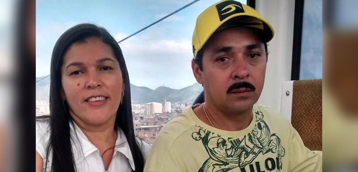 Solange Mendes e seu marido