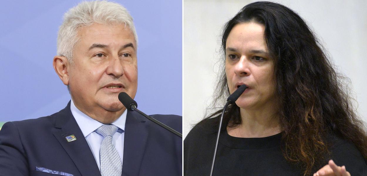 Marcos Pontes e Janaína Pascoal