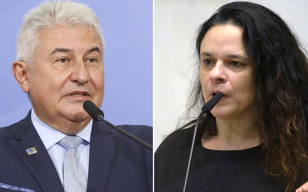 Marcos Pontes e Janaína Pascoal