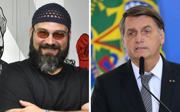 Gustavo Conde e Jair Bolsonaro