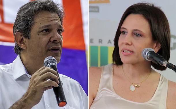 Fernando Haddad e Marianne Pinotti