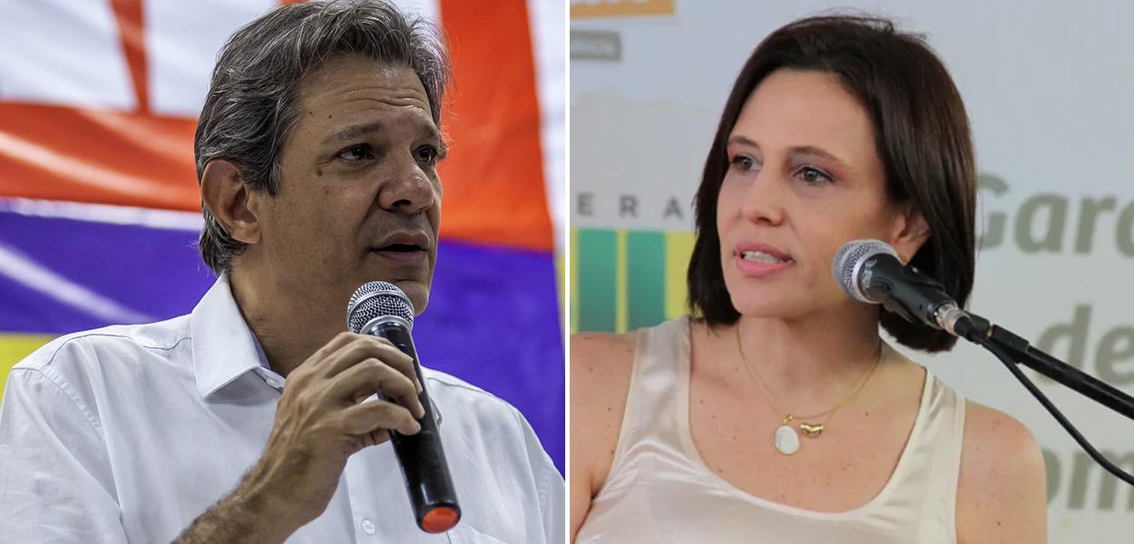 Fernando Haddad e Marianne Pinotti