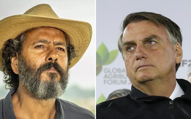 José Leôncio (Marcos Palmeira) e Jair Bolsonaro