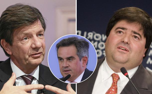 Roberto Setubal, Ciro Nogueira e Pedro Moreira Salles