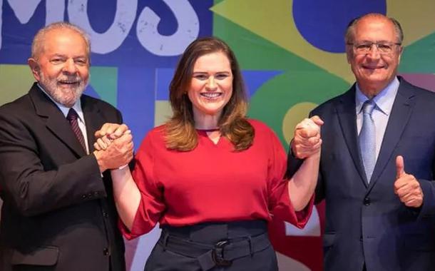 Ex-presidente Luiz Inácio Lula da Silva, Marília Arraes e Geraldo Alckmin