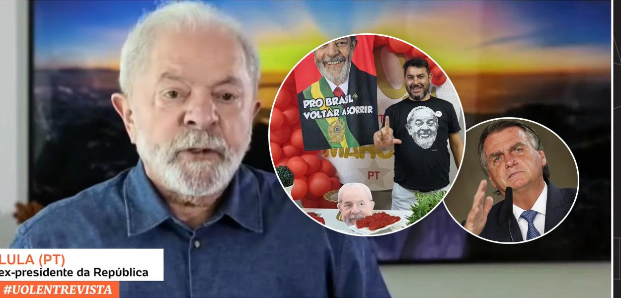 Lula, Marcelo Arruda e Bolsonaro