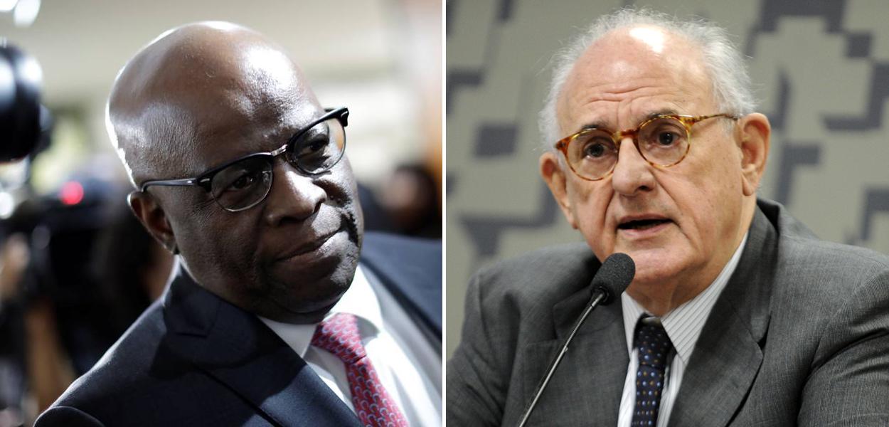 Joaquim Barbosa e Nelson Jobim