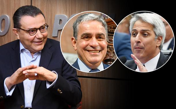 Carlos Siqueira, André Ceciliano e Alessandro Molon