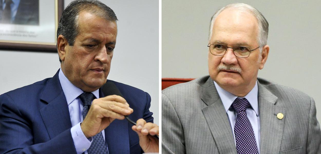 Valdemar Costa Neto e Edson Fachin