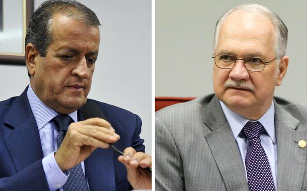 Valdemar Costa Neto e Edson Fachin