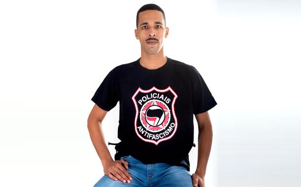 Capitão da Polícia Militar e policial antifascista Vinícius Souza,