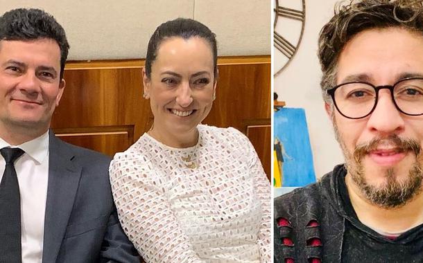 Sergio Moro, Rosângela Moro e Jean Wyllys