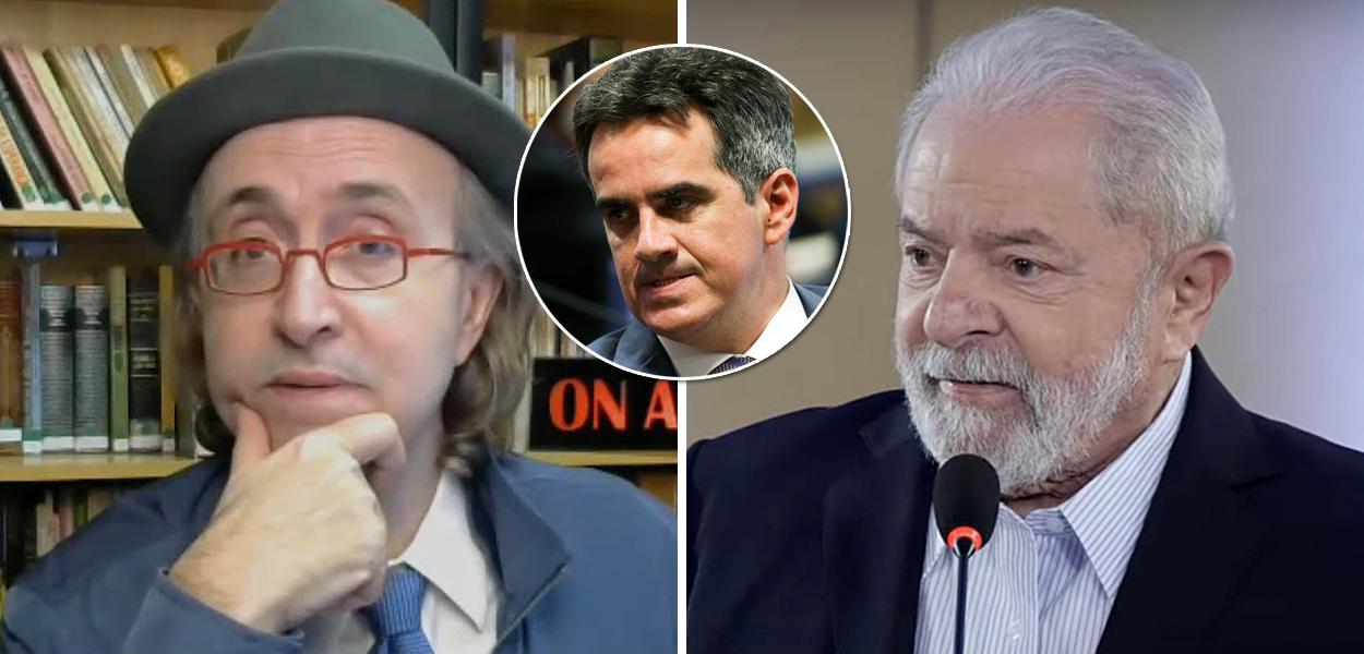 Reinaldo Azevedo, Ciro Nogueira e o ex-presidente Luiz Inácio Lula da Silva