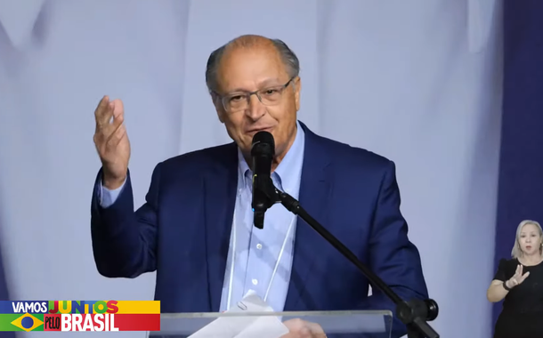 Geraldo Alckmin na convenção do PSB