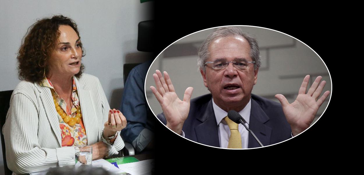 Elena Landau e Paulo Guedes