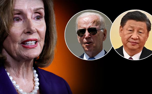 Nancy Pelosi, Joe Biden e Xi Jinping