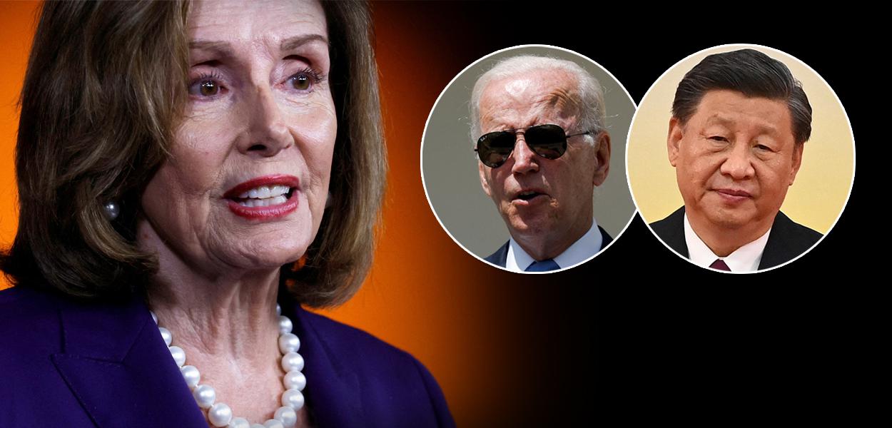 Nancy Pelosi, Joe Biden e Xi Jinping