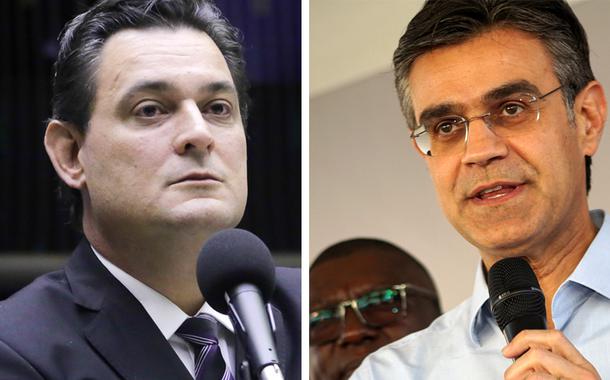 Geninho Zuliani (à esq.) e Rodrigo Garcia
